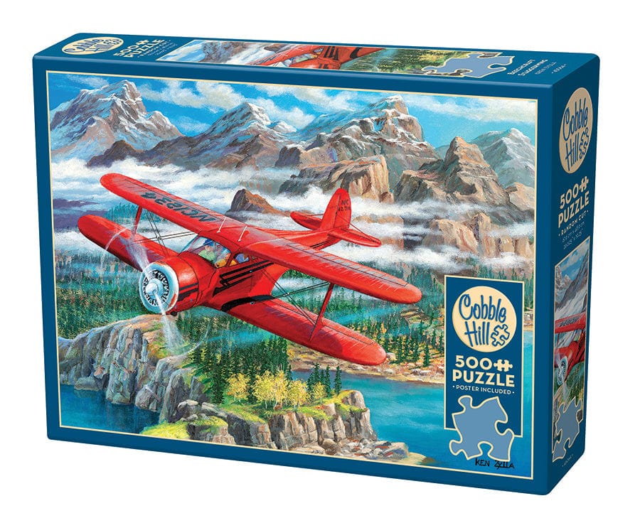 Cobble Hill Puzzles > Jigsaw Puzzles Beechcraft Staggerwing (500 Piece Puzzle) 625012450645 45064