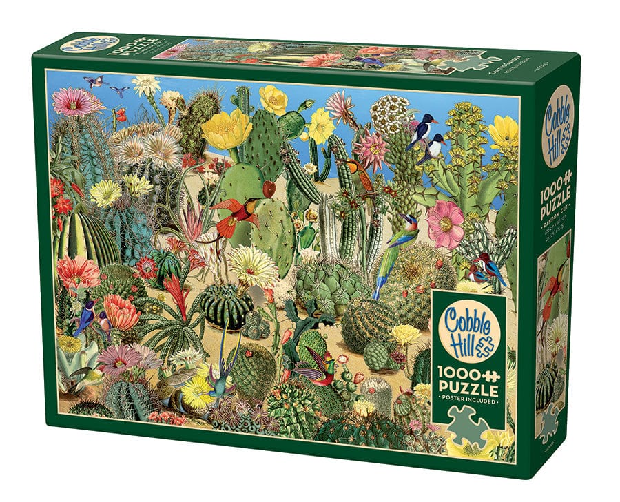 Cobble Hill Puzzles > Jigsaw Puzzles Cactus Garden (1000 Piece Puzzle) 625012400862 40086
