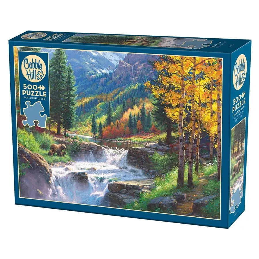 Cobble Hill Puzzles > Jigsaw Puzzles COBBLE HILL: BEAR FALLS 500 PC PUZZLE 625012451123 45112