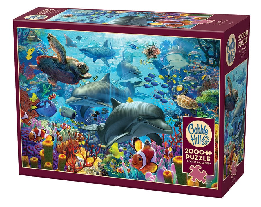Cobble Hill Puzzles > Jigsaw Puzzles Coral Sea (2000 Piece Puzzle) 625012490078 49007