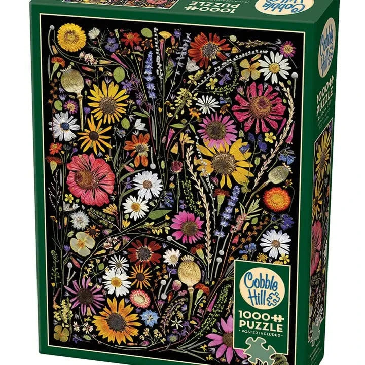 Cobble Hill Puzzles > Jigsaw Puzzles Flower Press: Spring (1000 Piece Puzzle) 625012402736 40273