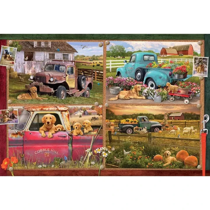Cobble Hill Puzzles > Jigsaw Puzzles It's a Dog's Life (2000 Piece Puzzle) 625012490184 49018