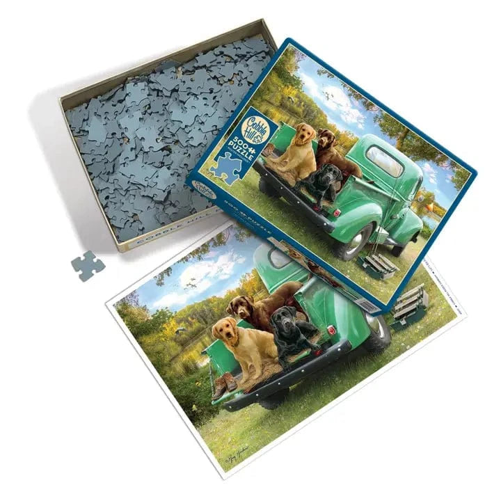 Cobble Hill Puzzles > Jigsaw Puzzles Let's Go Fishing (500 Piece Puzzle) 625012450379 45037