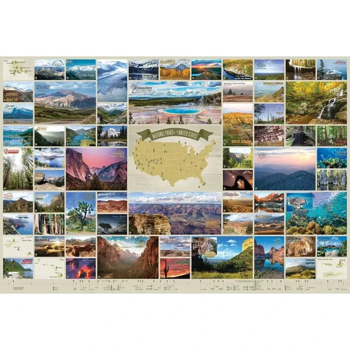 Cobble Hill Puzzles > Jigsaw Puzzles National Parks of the United States (2000 Piece Puzzle) 625012490061 49006