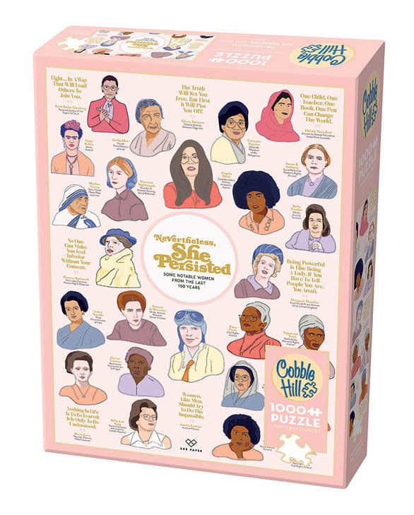 Cobble Hill Puzzles > Jigsaw Puzzles Nevertheless She Persisted (1000 Piece Puzzle) 625012401050 40105