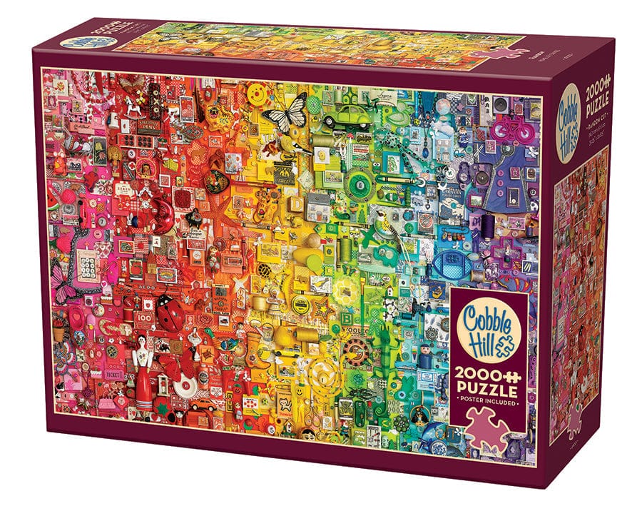 Cobble Hill Puzzles > Jigsaw Puzzles Rainbow (2000 Piece Puzzle) 625012490016 49001