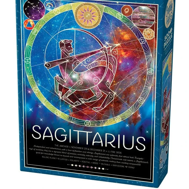 Cobble Hill Puzzles > Jigsaw Puzzles Sagittarius (500 Piece Puzzle) 625012450195 45019
