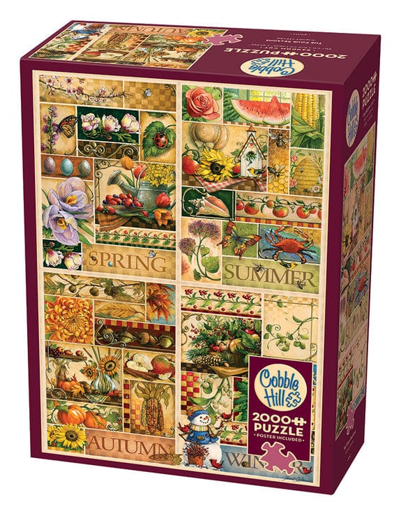 Cobble Hill Puzzles > Jigsaw Puzzles The Four Seasons (2000 Piece Puzzle) 625012490122 49012