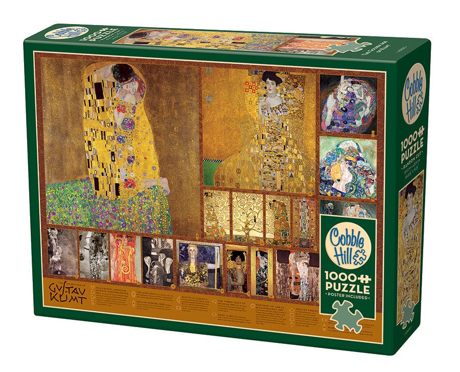 Cobble Hill Puzzles > Jigsaw Puzzles The Golden Age of Klimt (1000 Piece Puzzle) 625012401005 40100