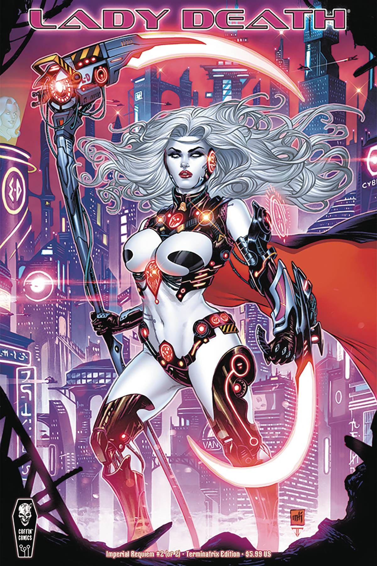 COFFIN COMICS Comic Books LADY DEATH IMPERIAL REQUIEM #2 (OF 2) CVR B TERMINATRIX (MR) 64578179132900221 MAR241498