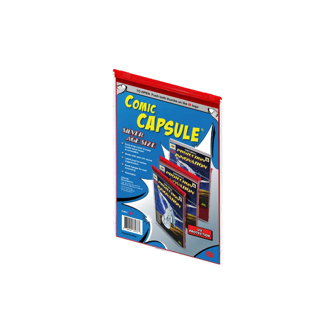 Comic Capsule Comic Supplies Comic Capsule: Silver Age Size - Red 860010330333 TEC168COM