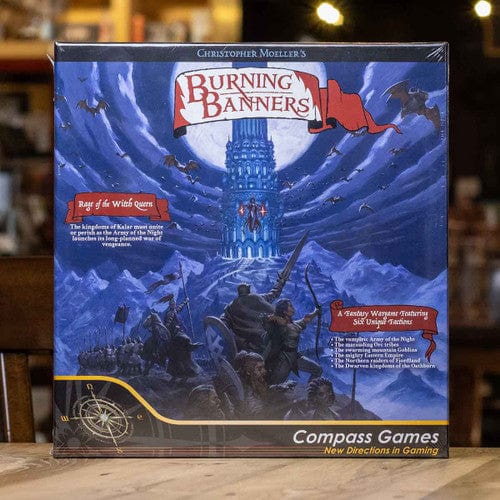 Compass Games Board Games Burning Banners 197644616701 CPA5001