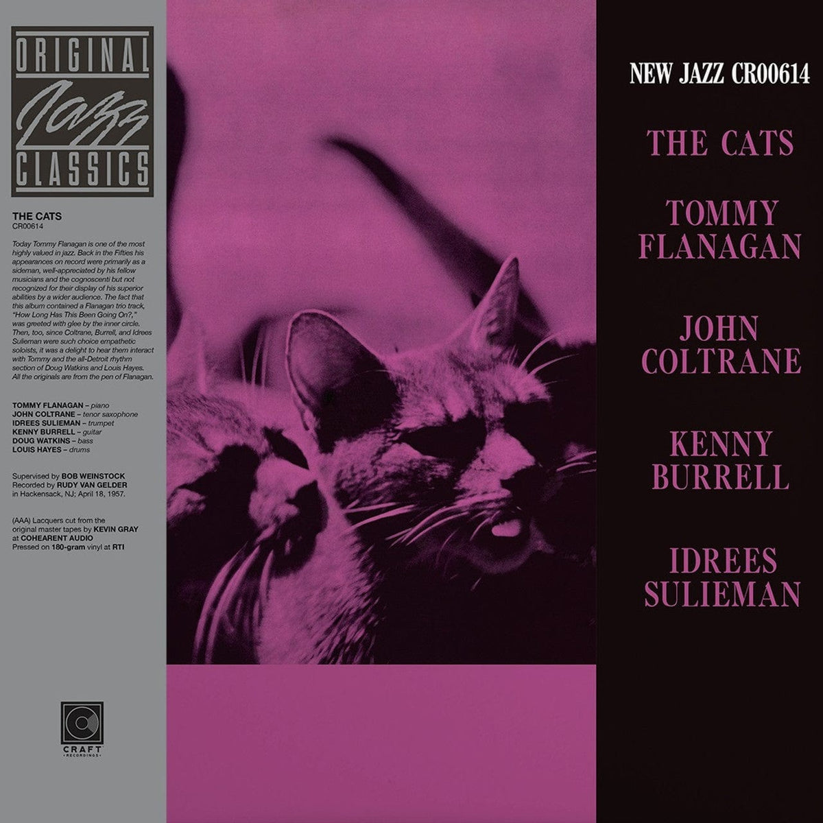 Craft Recordings Music > Vinyl Records The Cats (Original Jazz Classics Series) 888072505049