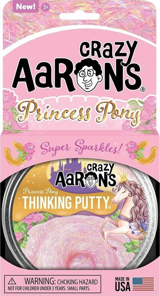 Crazy Aarons Toys > Fidget Toys Crazy Aaron: Thinking Putty - Princess Pony 810066950160 PP020
