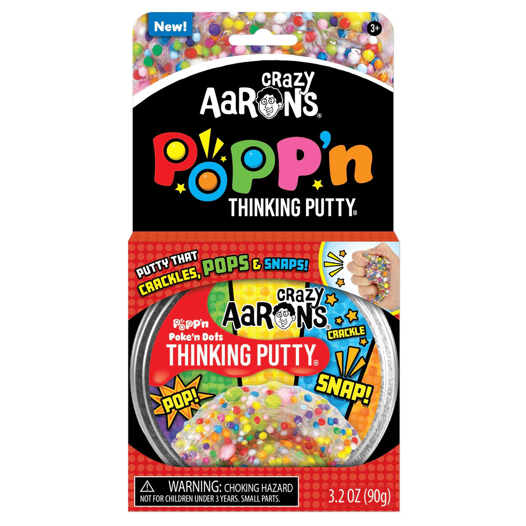 Crazy Aarons Toys > Fidget Toys Crazy Aarons: Popp'n Thinking Putty - Poke'n Dots 810066953697 PO020