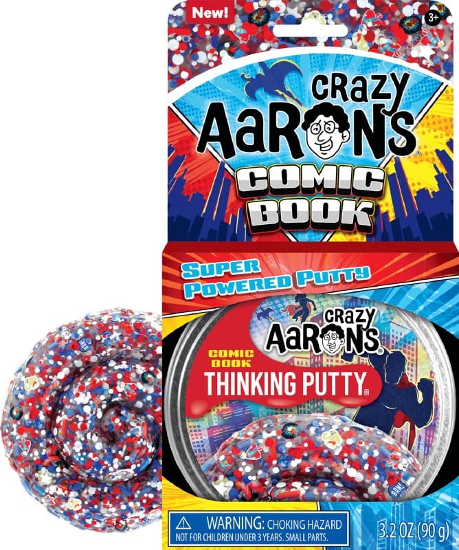 Crazy Aarons Toys > Fidget Toys Crazy Aarons: Thinking Putty - Comic Book 810066956766 CB020