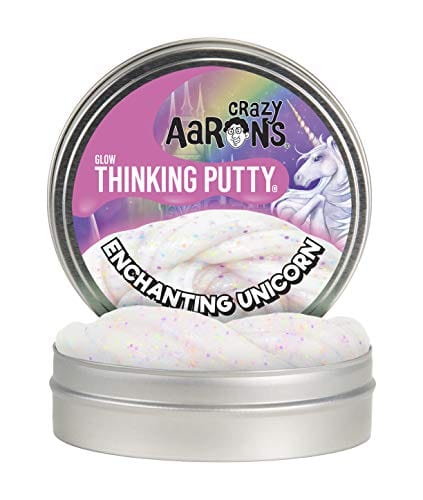 Crazy Aarons Toys > Fidget Toys Crazy Aarons: Thinking Putty - Glowbrights Enchanting Unicorn 752830984486 UH020