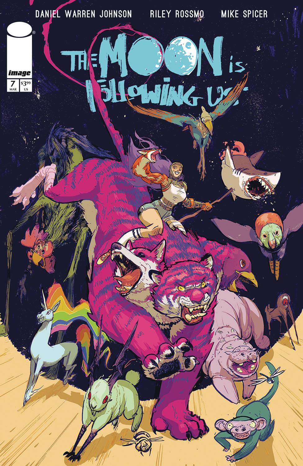 crusade comics Comic Books MOON IS FOLLOWING US #7 (OF 10) CVR A ROSSMO (MR) 70985304090300711