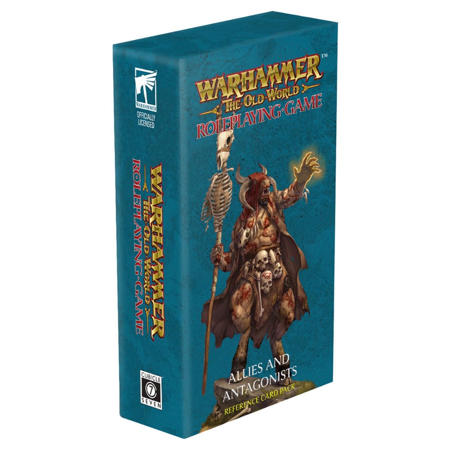 Cubicle 7 Tabletop Games > Role-Playing Games > Accessories Warhammer: The Old World Roleplaying Game: Allies & Antagonists Card Deck 5391550180010 CB72907