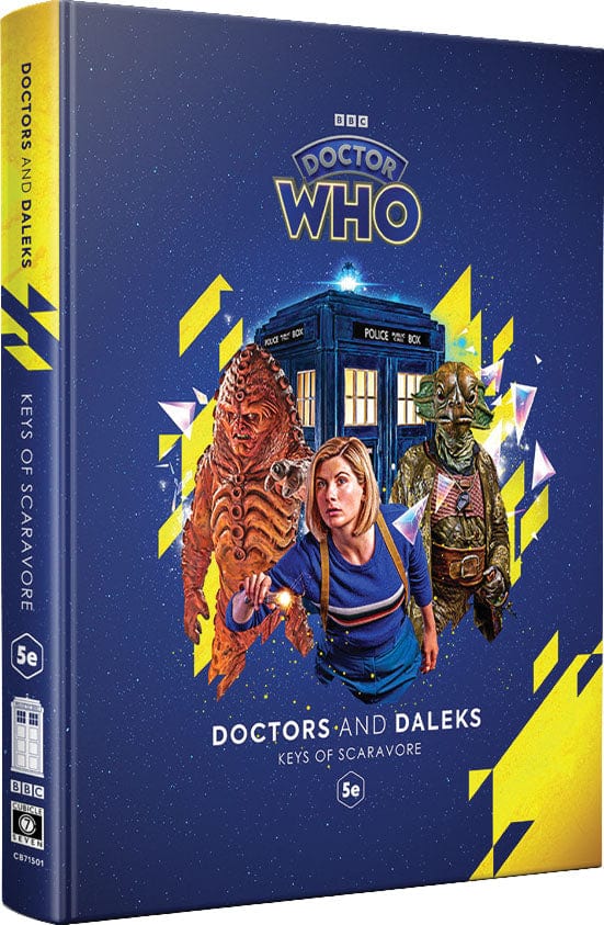 Cubicle 7 Tabletop Games > Role-Playing Games Doctor Who RPG: Doctors and Daleks - Keys of Scaravore (5E) 9781913569617 CB7 1501
