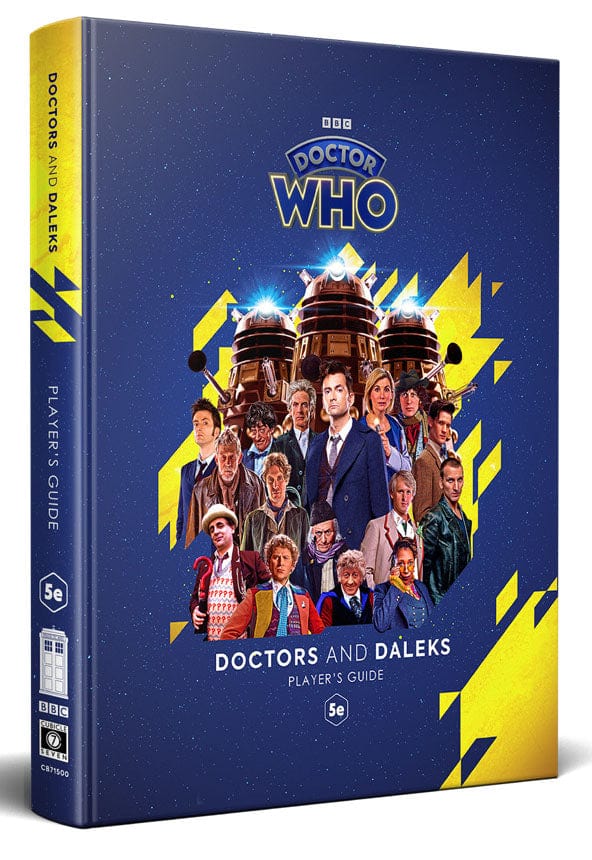 Cubicle 7 Tabletop Games > Role-Playing Games Doctor Who RPG: Doctors and Daleks - Players Guide (5E) 9781913569488 CB7 1500