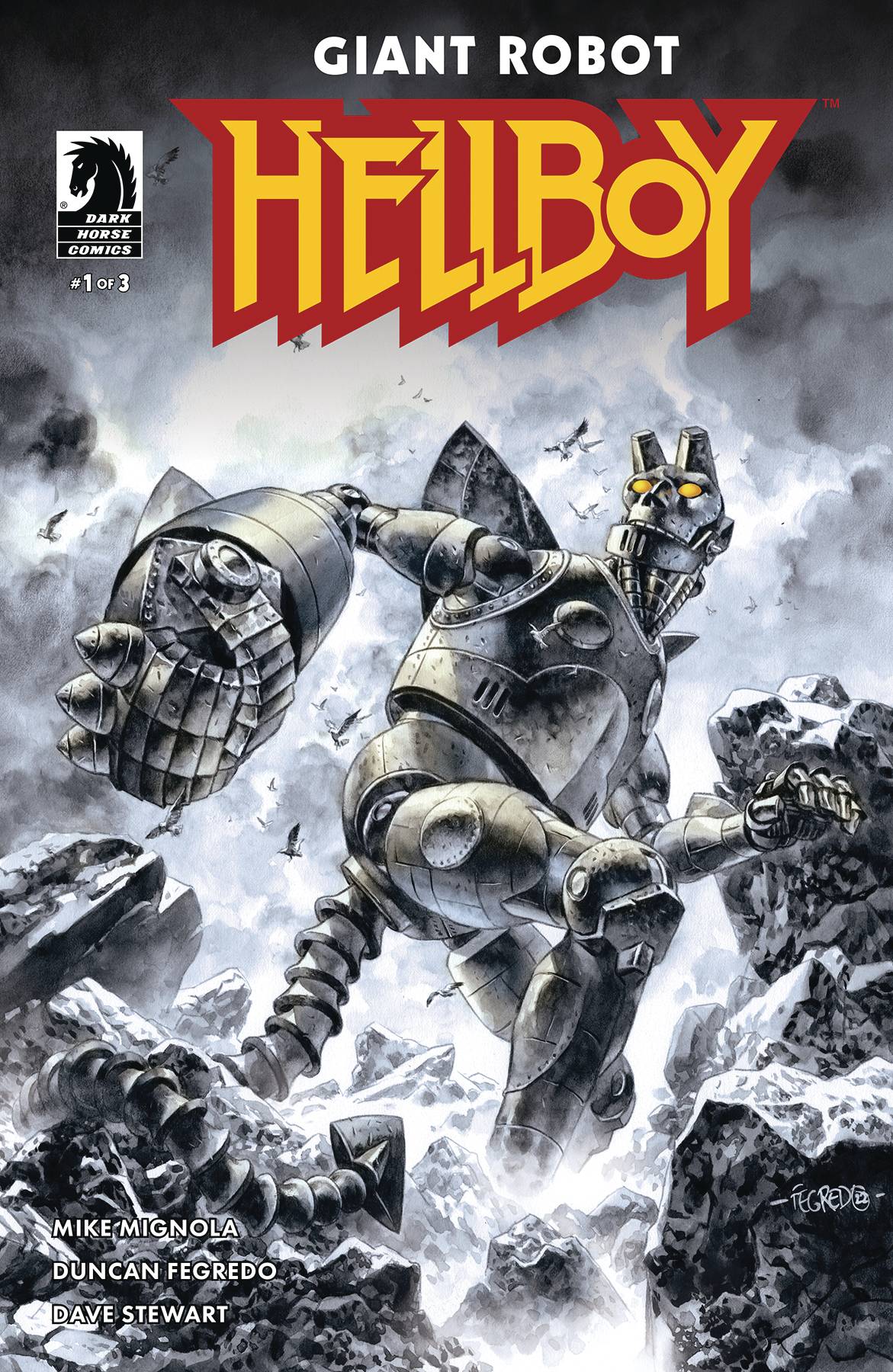 Dark Horse Comic Books GIANT ROBOT HELLBOY #1 CVR A FEGREDO 76156801126500111 AUG231227