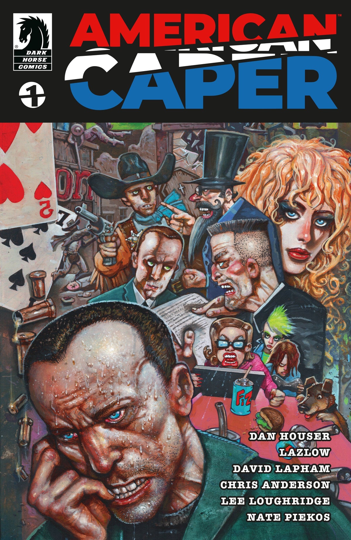 Dark Horse Comics Comic Books American Caper #1 (CVR B) (Simon Bisley) 76156801474700121 PRH-76156801474700121