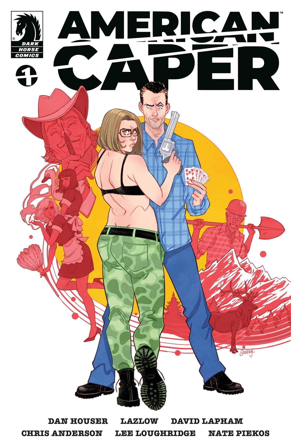 Dark Horse Comics Comic Books American Caper #1 (CVR E) (Marguerite Sauvage) 76156801474700151 PRH-76156801474700151