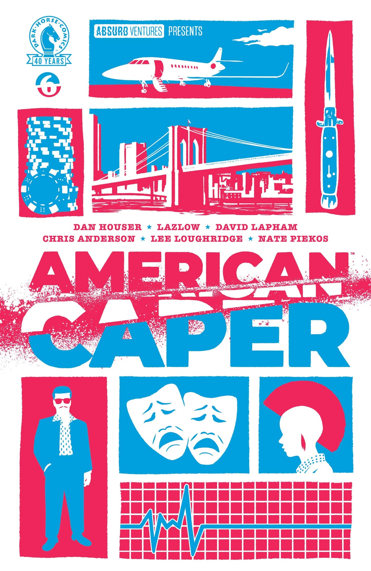Dark Horse Comics Comic Books American Caper #6 (CVR A) (Tyler Boss) 76156801474700611 PRH-76156801474700611