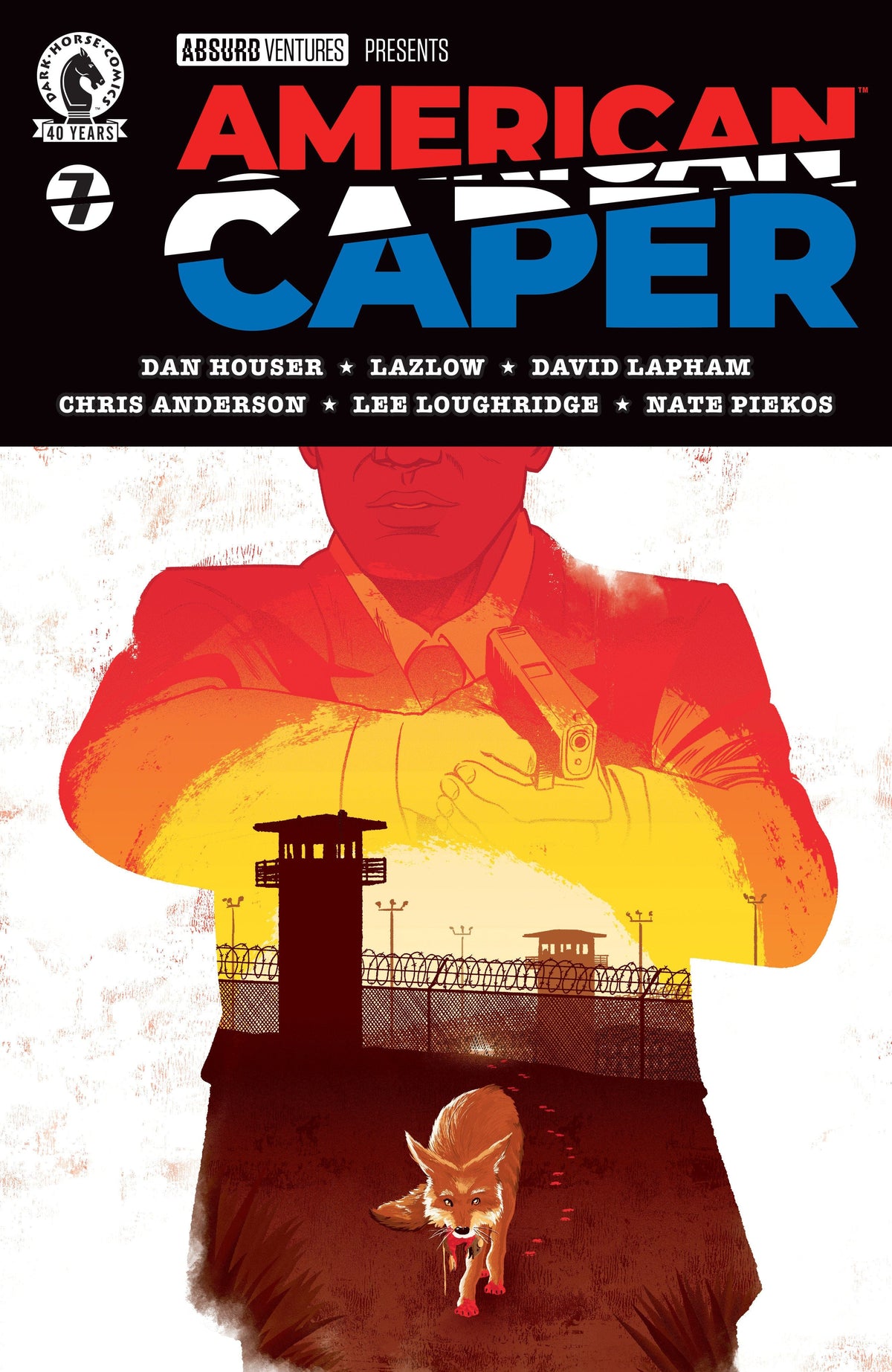 Dark Horse Comics Comic Books American Caper #7 (CVR A) (Tyler Boss) 76156801474700711 PRH-76156801474700711