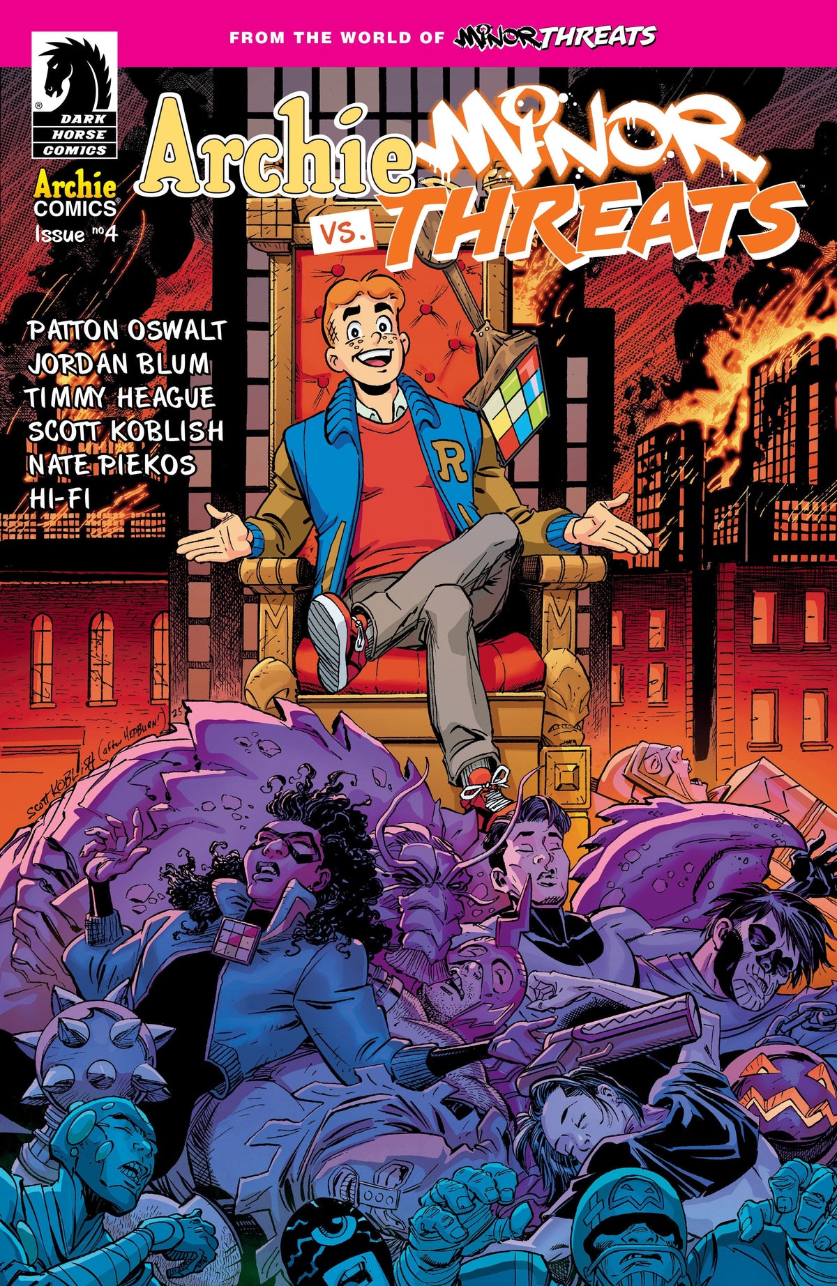 Dark Horse Comics Comic Books Archie vs Minor Threats #4 (CVR B) (Scott Koblish) 76156801429700421 PRH-76156801429700421