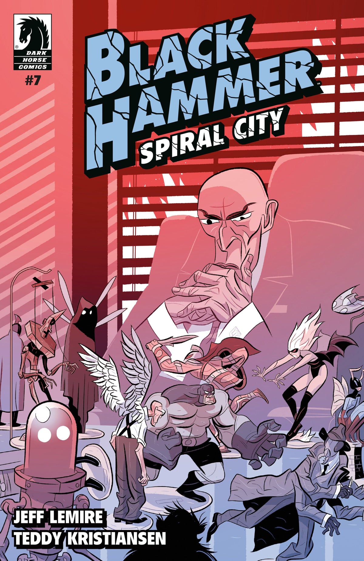 Dark Horse Comics Comic Books Black Hammer: Spiral City #7 (CVR B) (Jan Solheim) 76156801304700721 PRH-76156801304700721