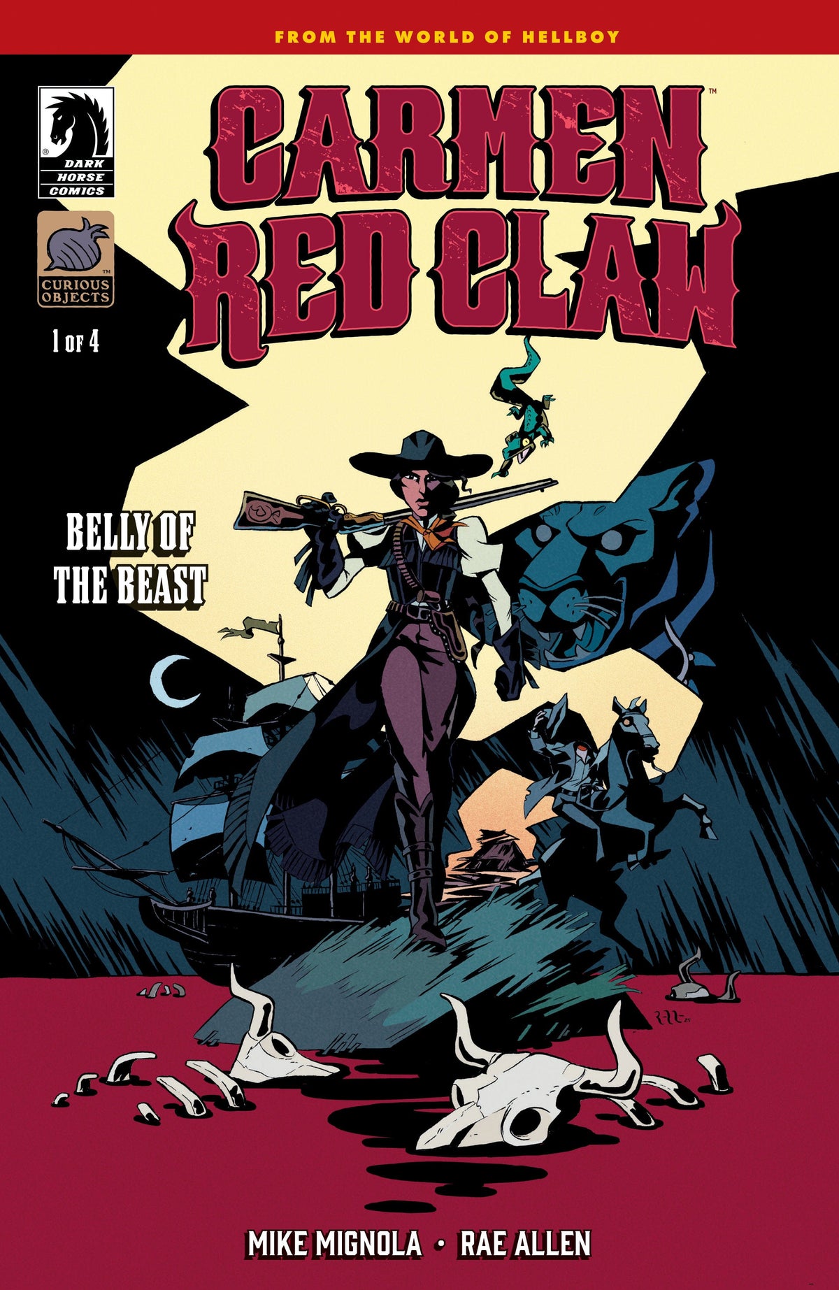 Dark Horse Comics Comic Books Carmen Red Claw: Belly of the Beast #1 (CVR A) (Rae Allen) 76156801488400111 PRH-76156801488400111