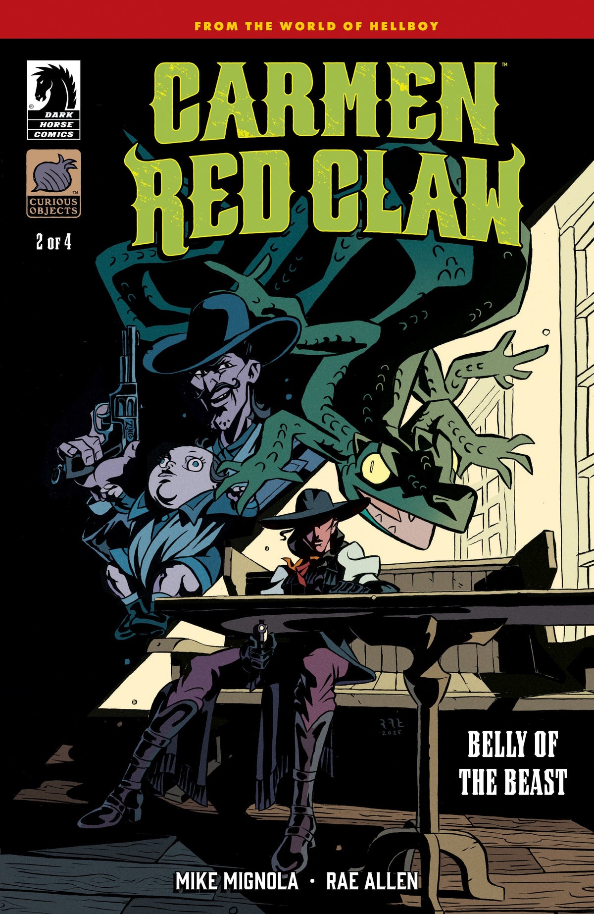 Dark Horse Comics Comic Books Carmen Red Claw: Belly of the Beast #2 (CVR A) (Rae Allen) 76156801488400211 PRH-76156801488400211
