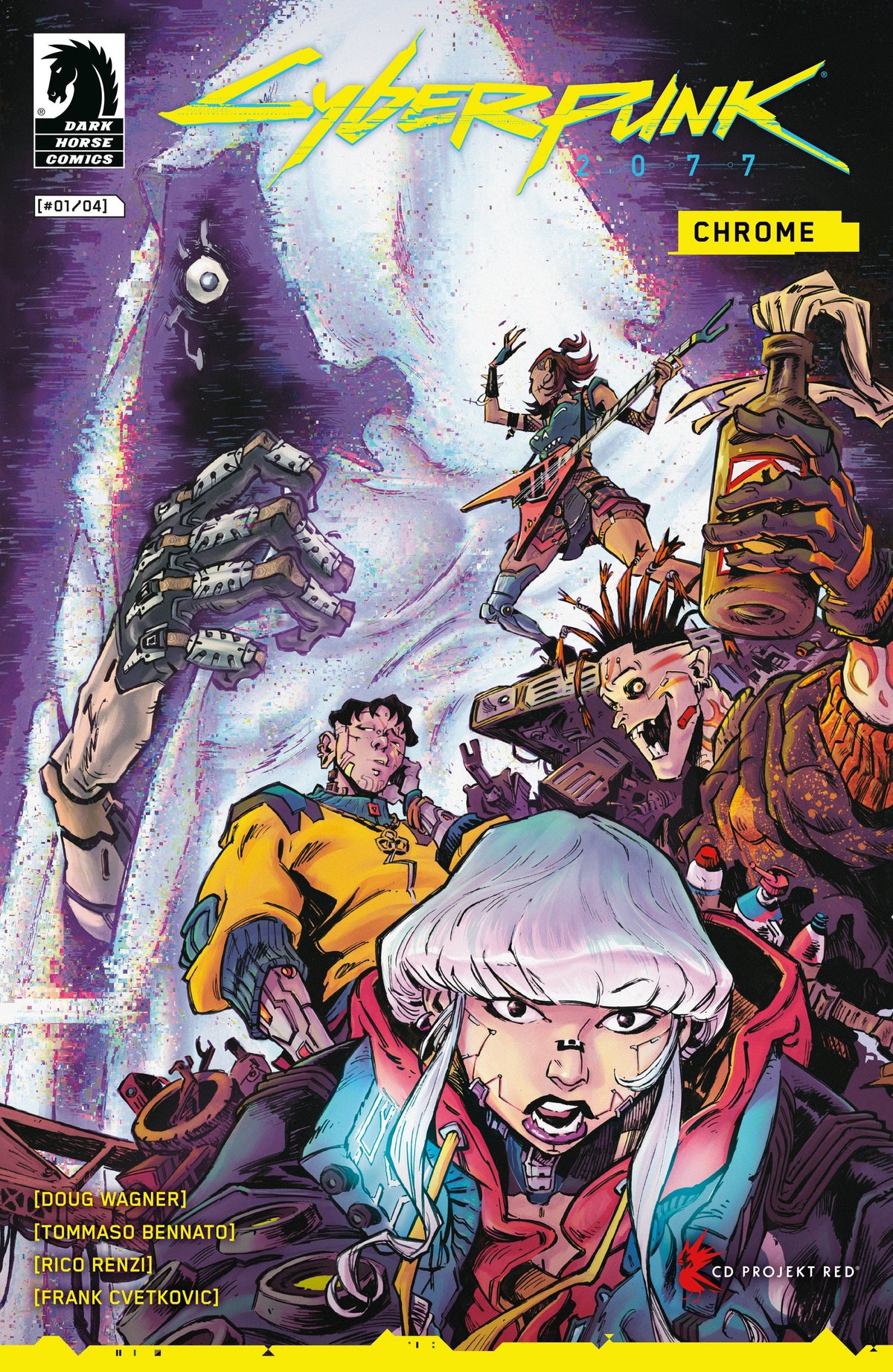 Dark Horse Comics Comic Books Cyberpunk 2077: Chrome #1 (CVR A) (Tommaso Bennato) 76156801484600111 PRH-76156801484600111