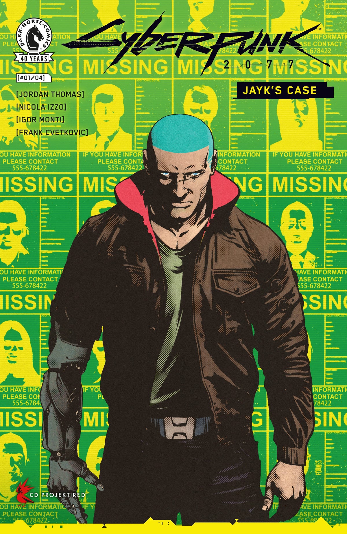 Dark Horse Comics Comic Books Cyberpunk 2077: Jayk's Case #1 (CVR B) (Jorge Fornes) (Release Date: 10/21/2026) 76156801636900121 PRH-76156801636900121
