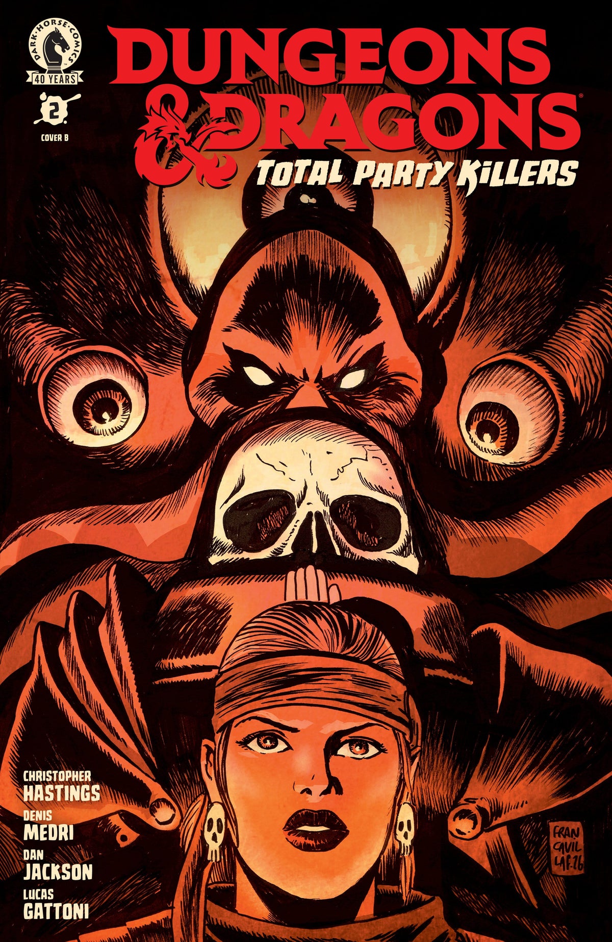 Dark Horse Comics Comic Books Dungeons & Dragons: Total Party Killers #2 (CVR B) (Francesco Francavilla)) (Release Date: 09/02/2026) 76156801598000221 PRH-76156801598000221