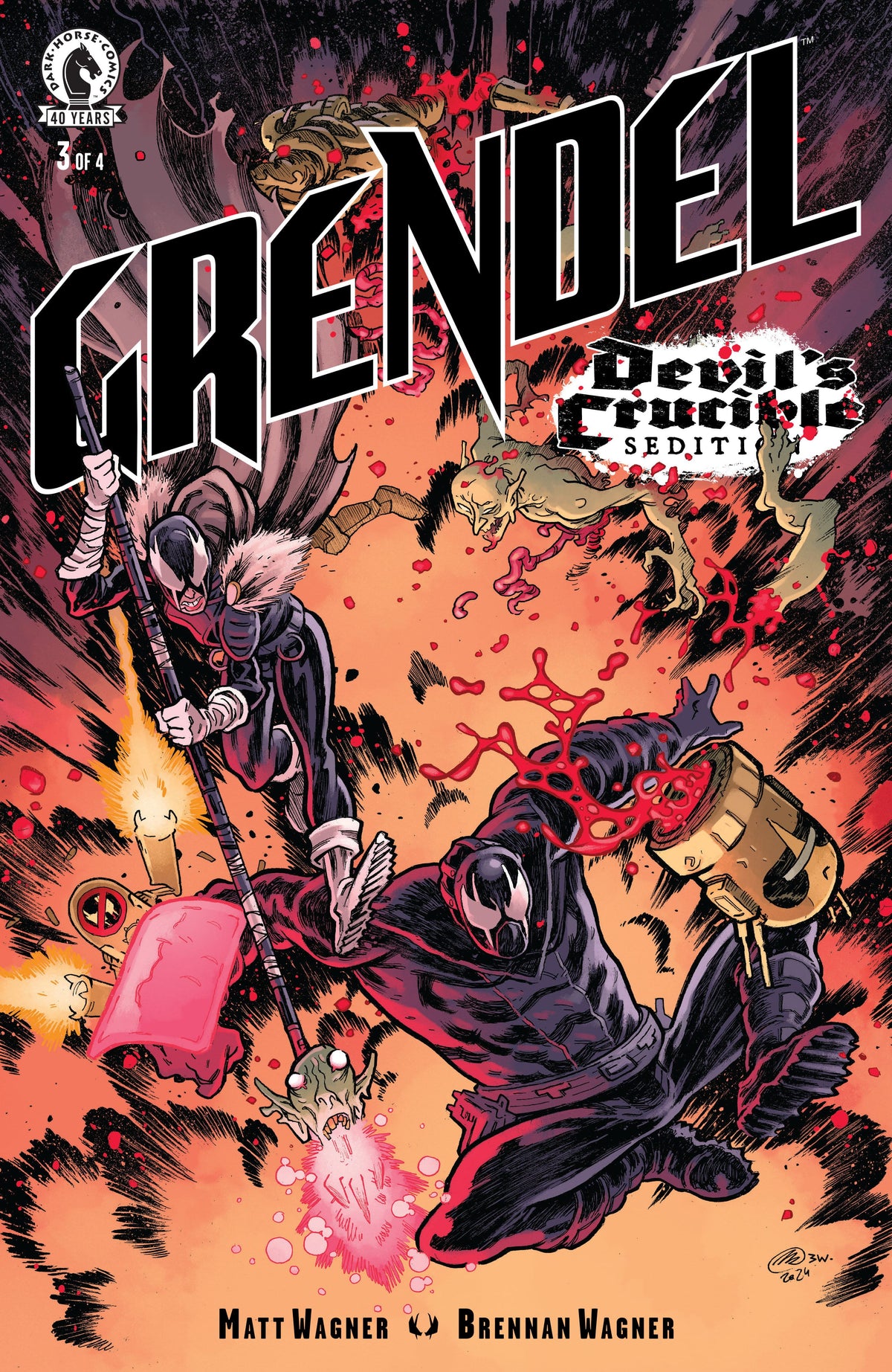 Dark Horse Comics Comic Books Grendel: Devil's Crucible--Sedition #3 (CVR B) (Mark Laszlo) (Release Date: 09/23/2026) 76156801424200321 PRH-76156801424200321