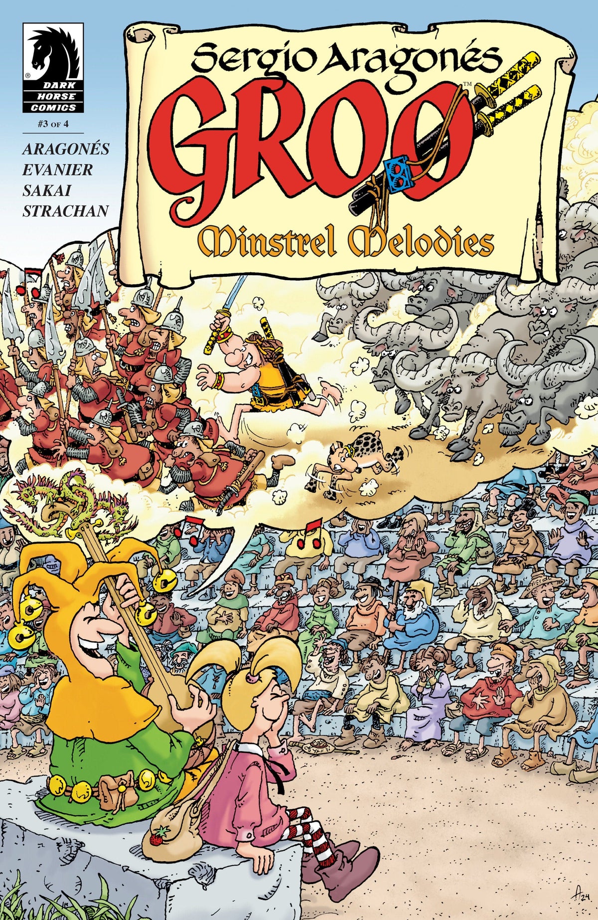Dark Horse Comics Comic Books GROO: MINSTREL MELODIES #3 (CVR A) (SERGIO ARAGONES) 76156801265100311 PRH-76156801265100311