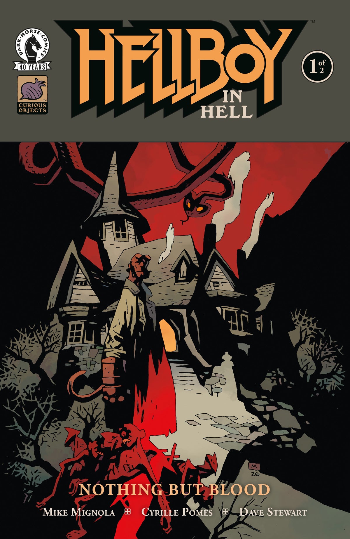 Dark Horse Comics Comic Books Hellboy in Hell: Nothing But Blood #1 (CVR B) (Mike Mignola) (Release Date: 10/07/2026) 76156801631400121 PRH-76156801631400121