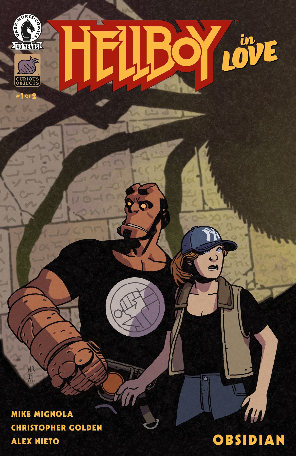 Dark Horse Comics Comic Books Hellboy in Love: Obsidian #1 (CVR A) (Alex Nieto) 76156801591100111 PRH-76156801591100111