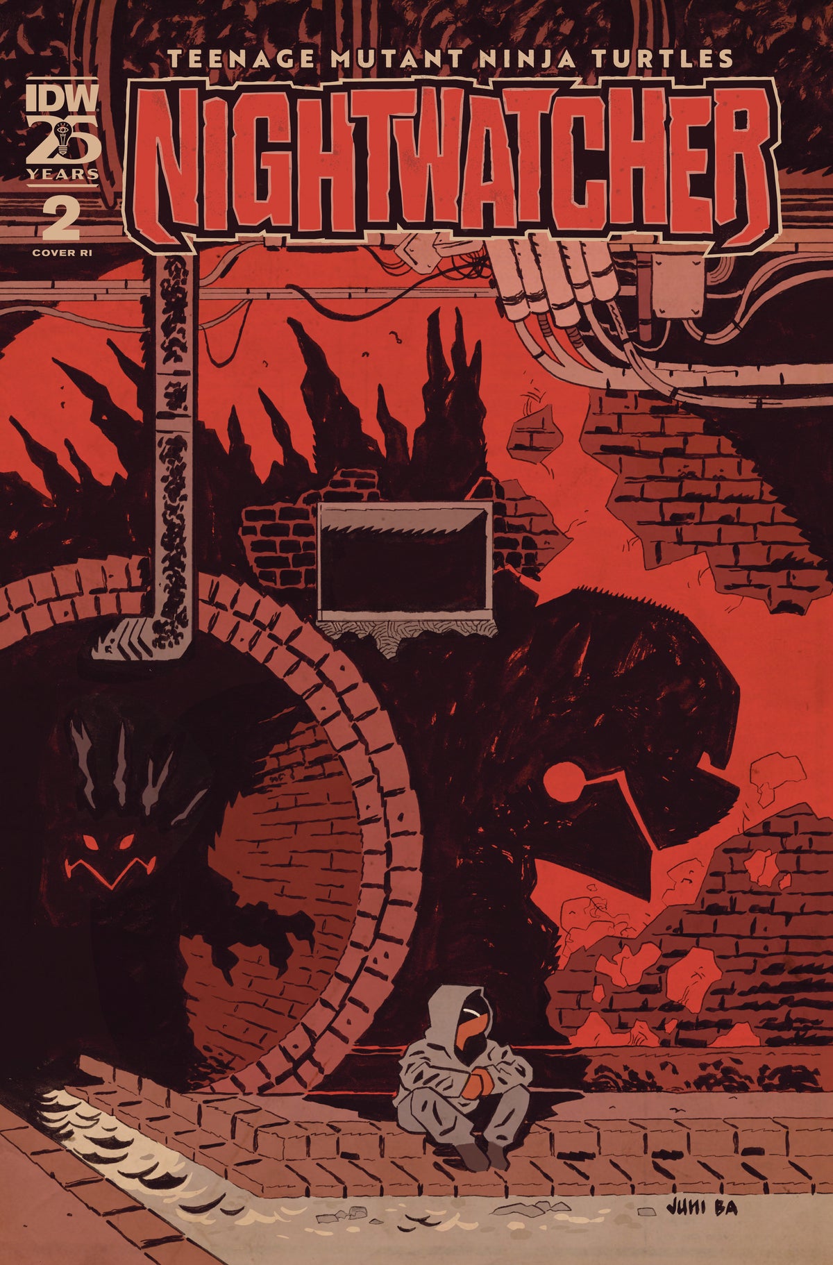 Dark Horse Comics Comic Books > Incentives Teenage Mutant Ninja Turtles: Nightwatcher #2 Variant RI 1:10 INCV (Ba) 82771403331100231 PRH-82771403331100231