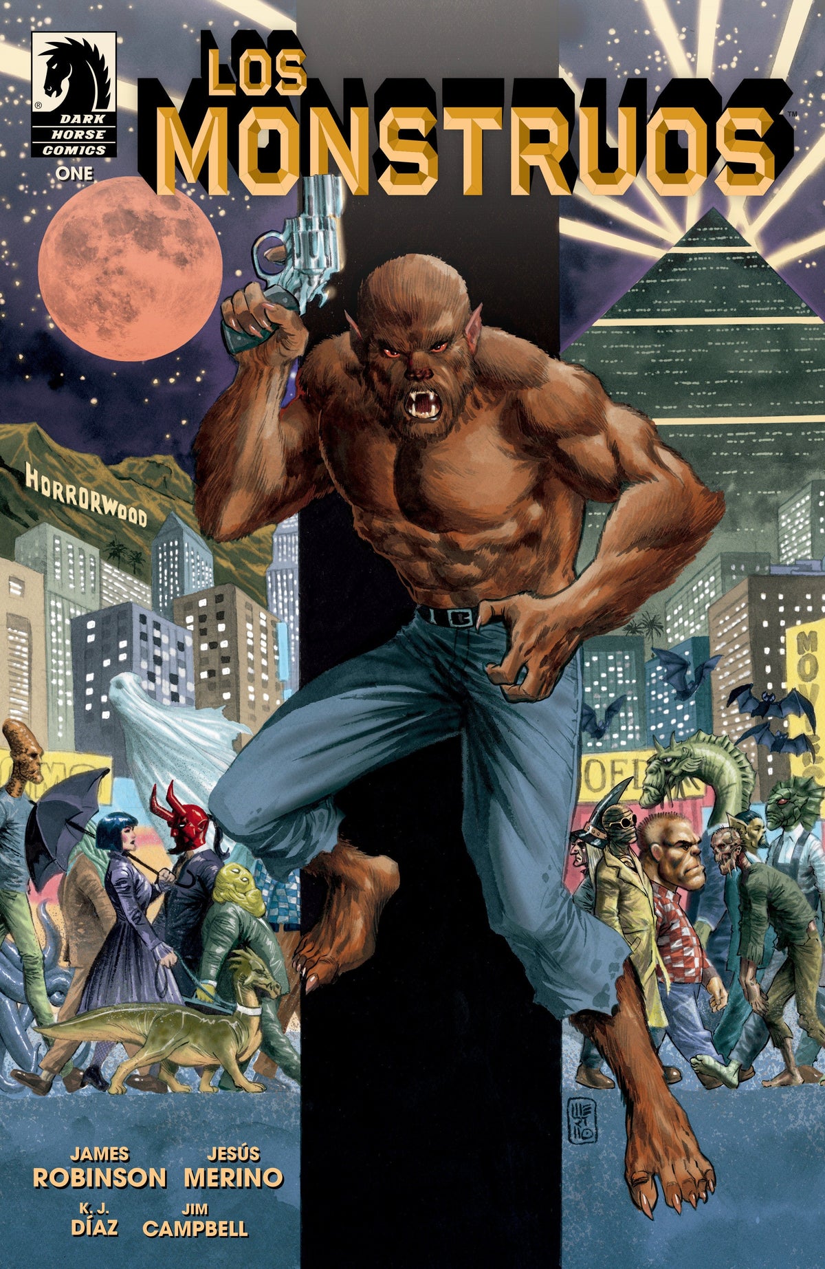 Dark Horse Comics Comic Books Los Monstruos #1 (CVR A) (Jesus Merino) 76156801405100111 PRH-76156801405100111