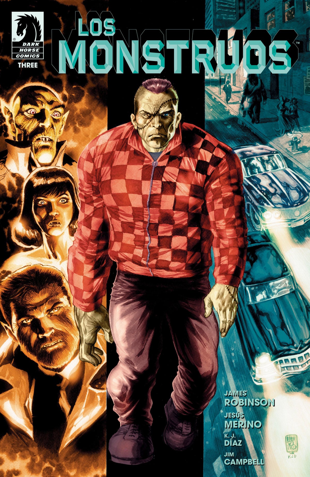 Dark Horse Comics Comic Books Los Monstruos #3 (CVR A) (Jesus Merino) 76156801405100311 PRH-76156801405100311