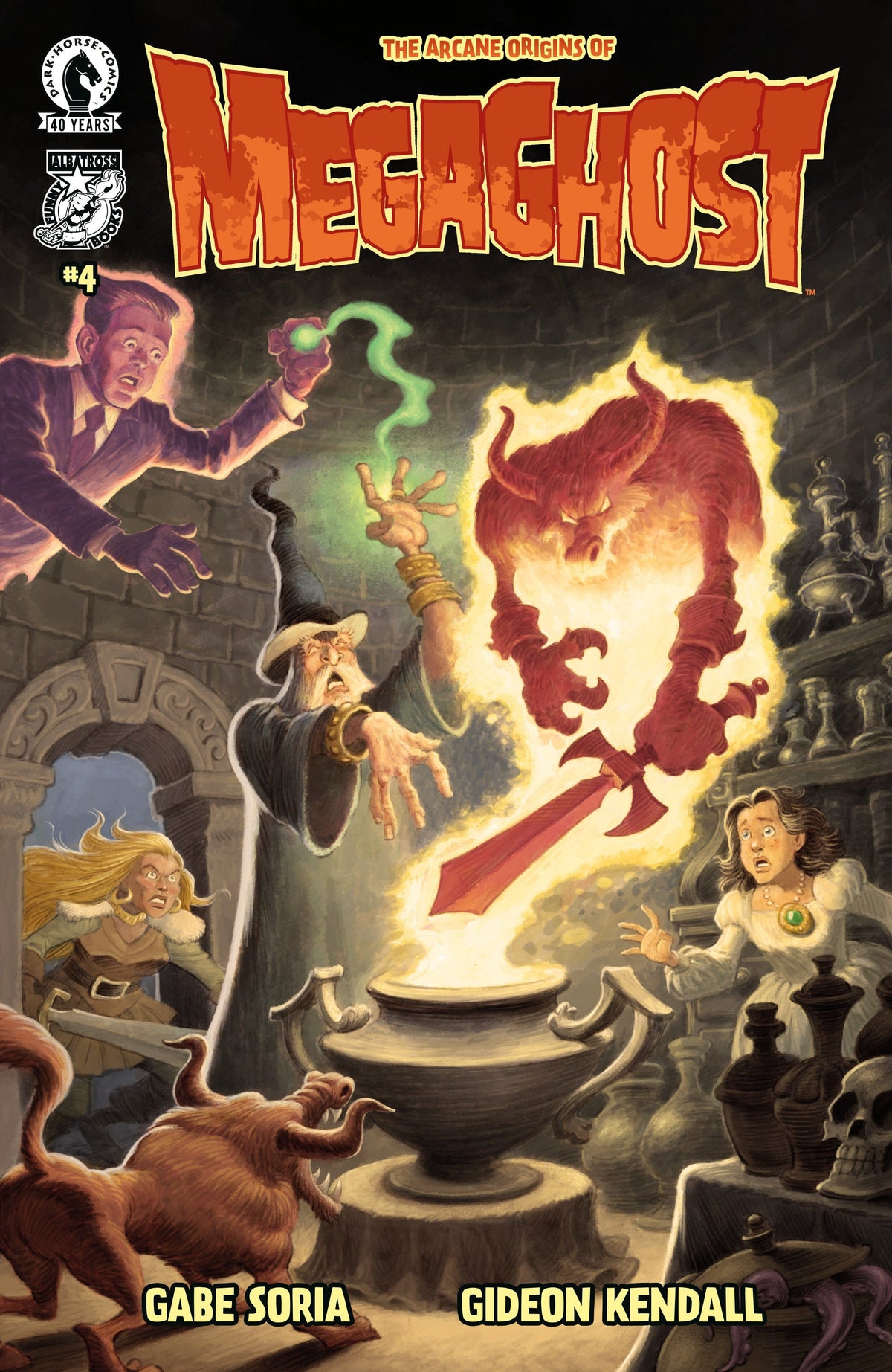 Dark Horse Comics Comic Books Megaghost Volume 2 #4 (CVR A) (Gideon Kendall) 76156801511900411 PRH-76156801511900411