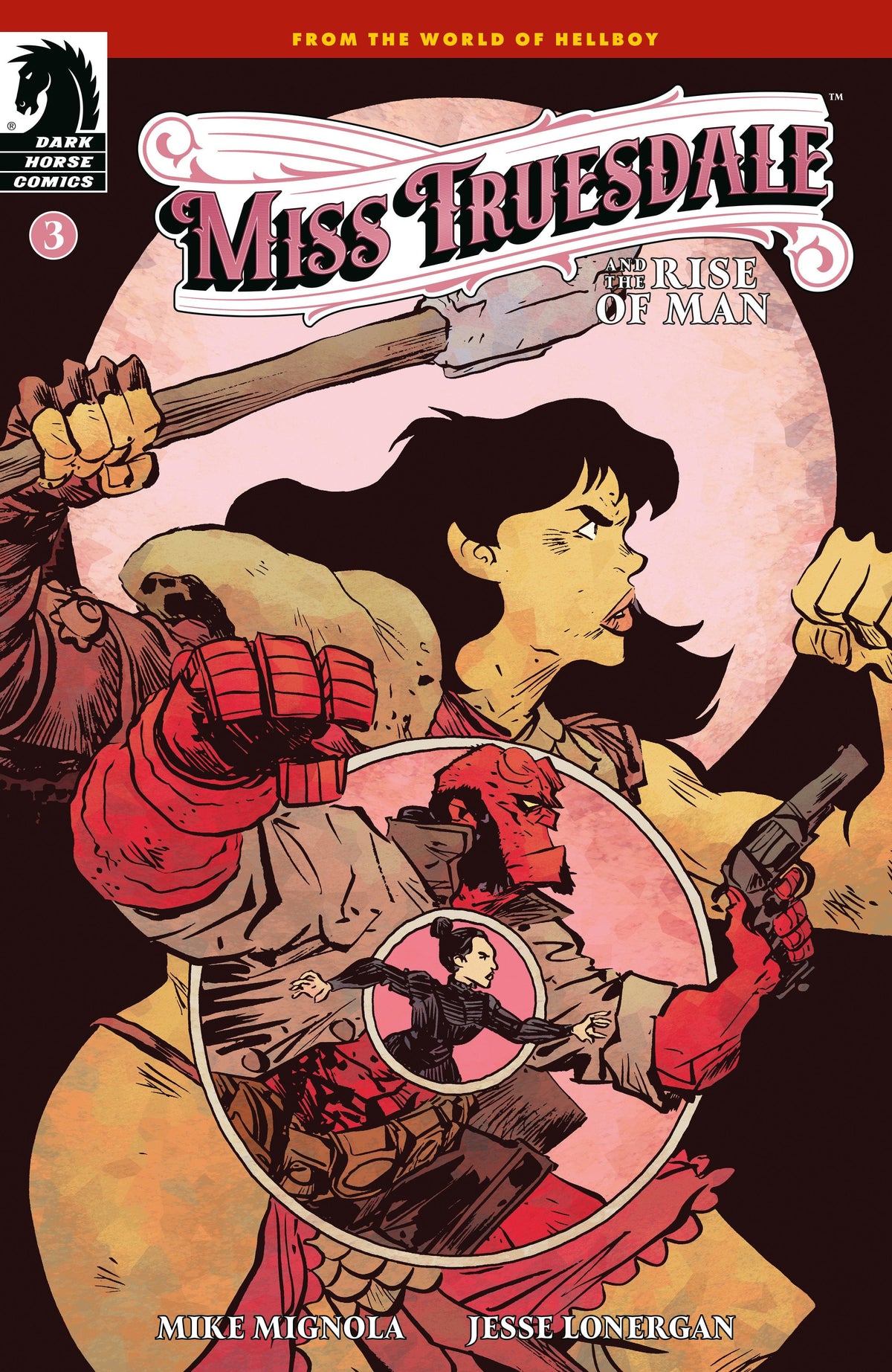 Dark Horse Comics Comic Books Miss Truesdale and the Rise of Man #3 (CVR A) (Jesse Lonergan) 76156801485300311 PRH-76156801485300311