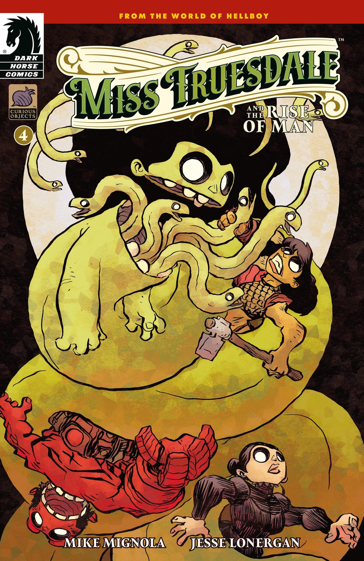 Dark Horse Comics Comic Books Miss Truesdale and the Rise of Man #4 (CVR B) (Jesse Lonergan) 76156801485300421 PRH-76156801485300421