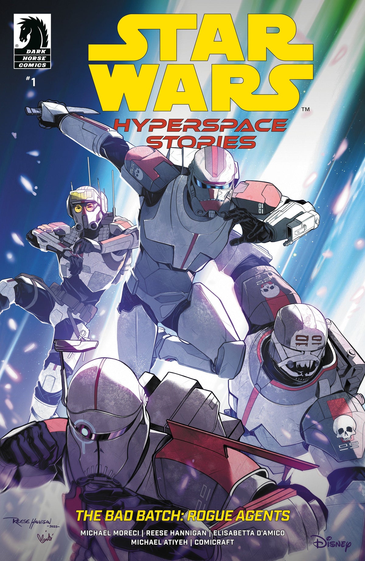 Dark Horse Comics Comic Books Star Wars: Hyperspace Stories: The Bad Batch--Rogue Agents #1 (Variant CVR C) (Reese Hannigan) 76156801486000131 PRH-76156801486000131
