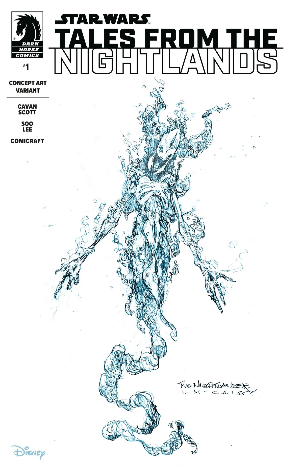 Dark Horse Comics Comic Books Star Wars: Tales from the Nightlands #1 (CVR B) (Ian McCaig) 76156801449500121 PRH-76156801449500121