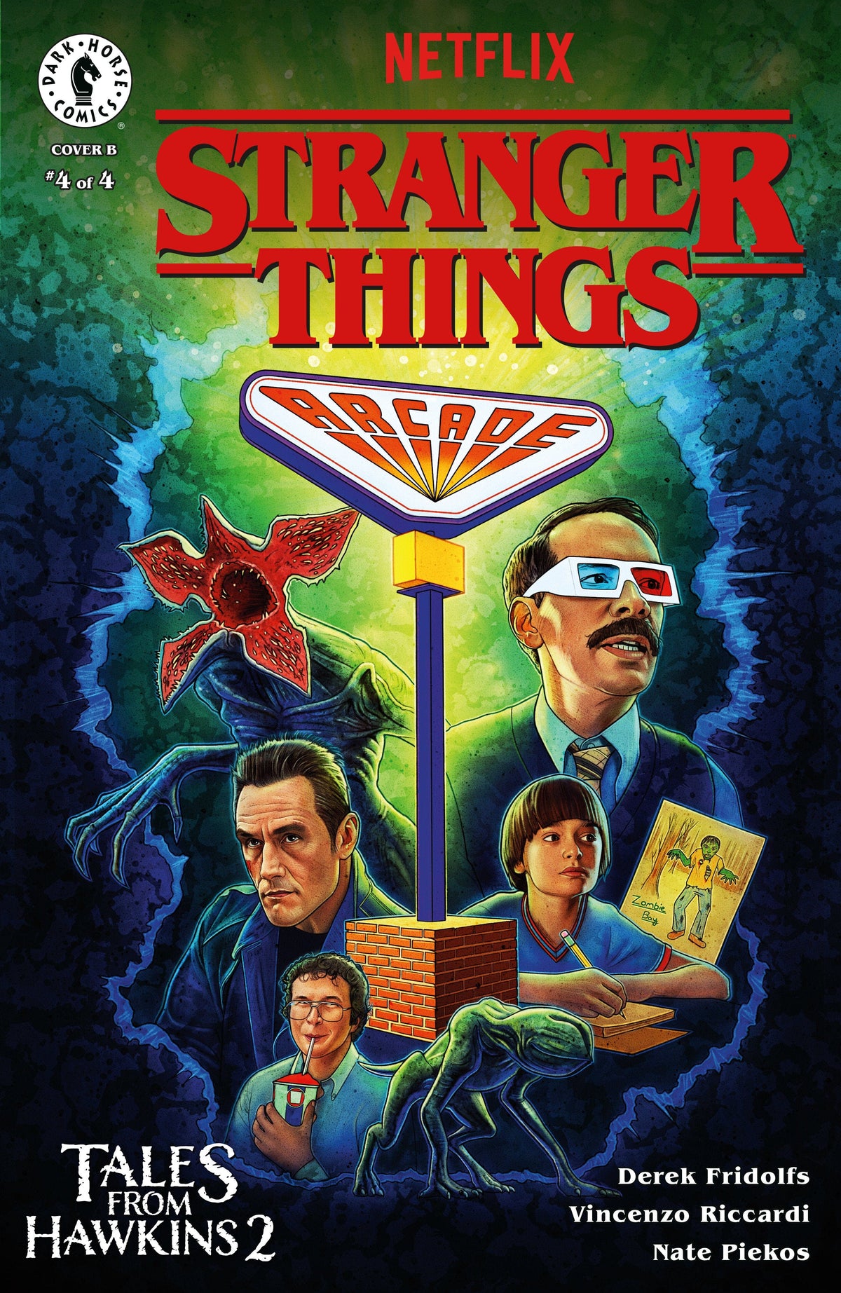 Dark Horse Comics Comic Books Stranger Things: Tales from Hawkins 2 #4 (CVR B) (Kyle Lambert) 76156801267500421 PRH-76156801267500421